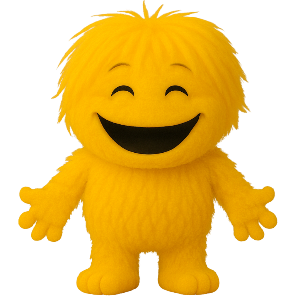 Gul Luggie character with idle expression